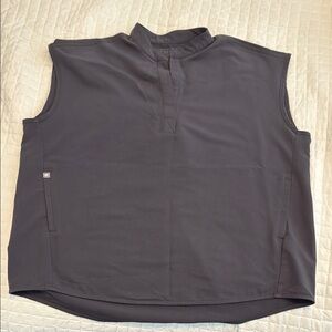 Figs Rafaela Charcoal Top